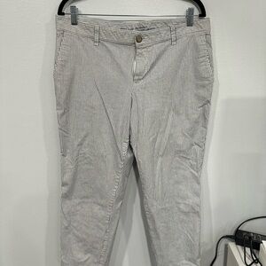 GAP women's Pinstriped blue Chinos